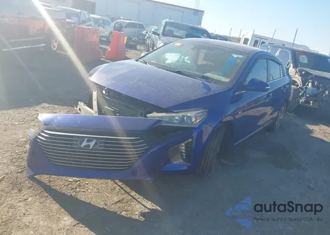 2019 Hyundai Ioniq Hybrid Sel from USA, damaged, VIN KMHC75LC4KU151586